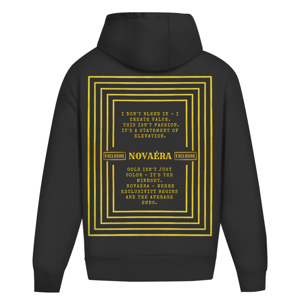 NOVAÉRA EXCLUSIV Oversize Hoodie – Ohne Kordel,  Heavyweight Comfort