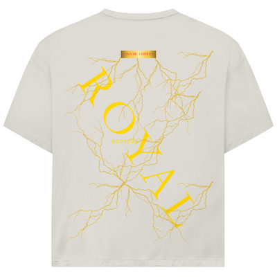NOVAÉRA ROYAL – Oversize T-Shirt mit Gold-Blitzprint (Limitierte Edition, 77 Stück)