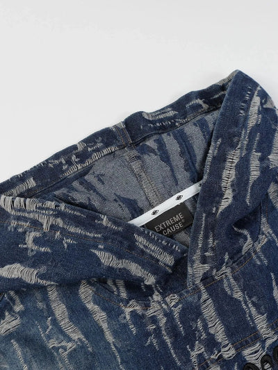 Herren Hoodie im Tie-Dye Look mit Used-Effekt – Baumwoll-Mix für Streetwear-Style