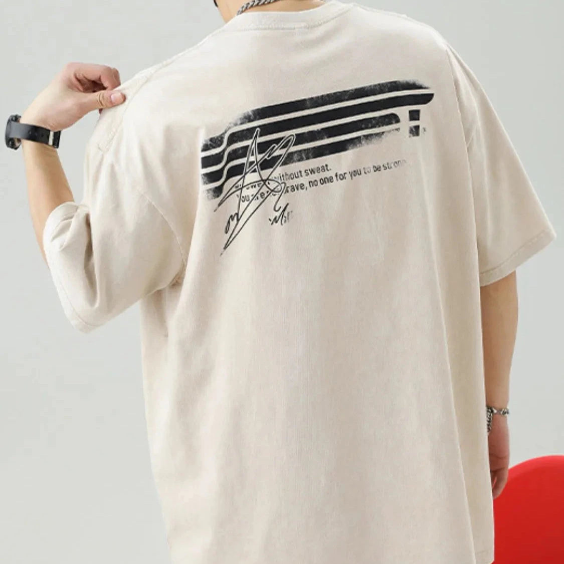Basic Herren T-Shirt Baumwolle Rundhals Kurzarm Slim Fit Fashion Styles