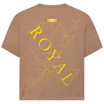 NOVAÉRA ROYAL – Oversize T-Shirt mit Gold-Blitzprint (Limitierte Edition, 77 Stück)
