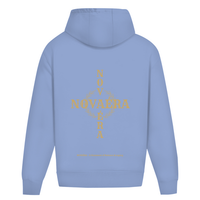Oversize Hoodie NOVAÉRA – Balance & Legacy | Kordelloser Heavy Fit Hoodie mit Rückenprint