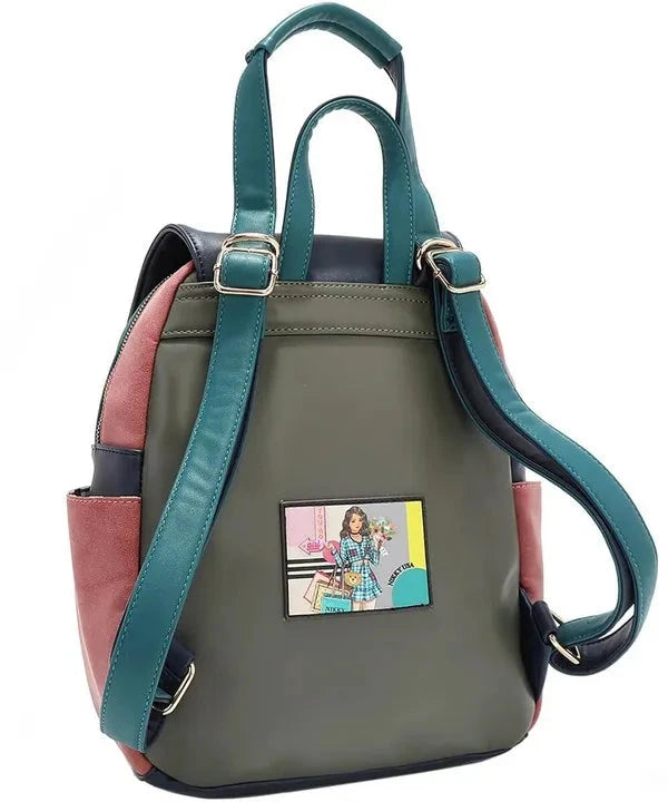 Nicole Lee Cat Rucksack aus Eco-Leder – wandelbare Damen Tasche mit Katzenmotiv