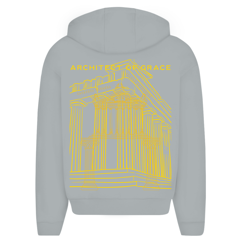 NOVAÉRA – ARCHITECT OF GRACE Oversize Zipper Hoodie
