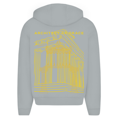 NOVAÉRA – ARCHITECT OF GRACE Oversize Zipper Hoodie
