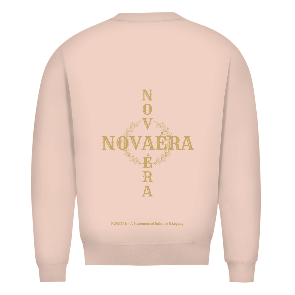Bio Sweatshirt NOVAÉRA – Balance & Legacy | Premium Rundhals mit Statement Rückenprint