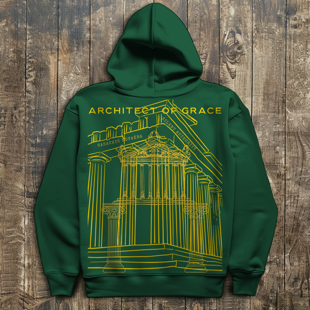 NOVAÉRA – ARCHITECT OF GRACE Herren Hoodie mit Struktur-Statement