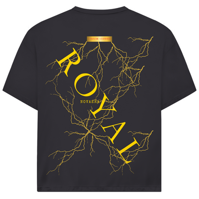 NOVAÉRA ROYAL – Oversize T-Shirt mit Gold-Blitzprint (Limitierte Edition, 77 Stück)