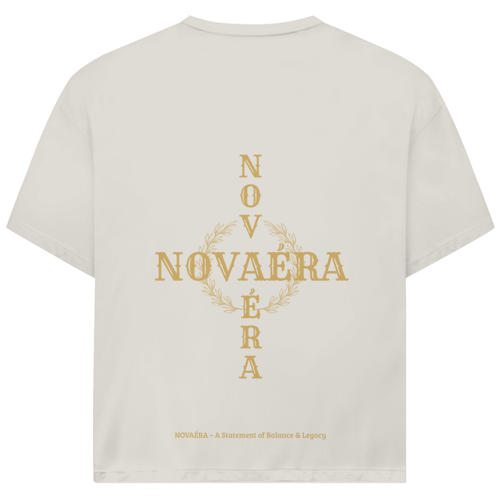 Oversize T-Shirt NOVAÉRA – Balance & Legacy | Jack & Jones Fit mit Statement Rückenprint