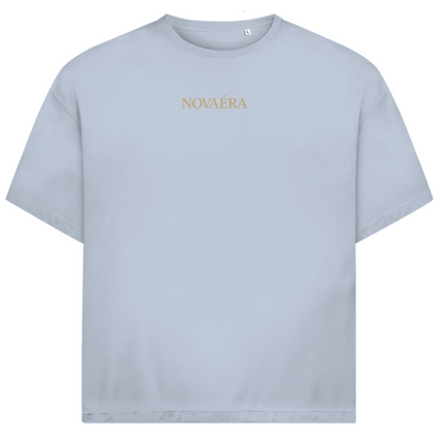NOVAÉRA Oversize T-Shirt – Bio-Baumwolle & Gold-Backprint „Roots Run Deep“