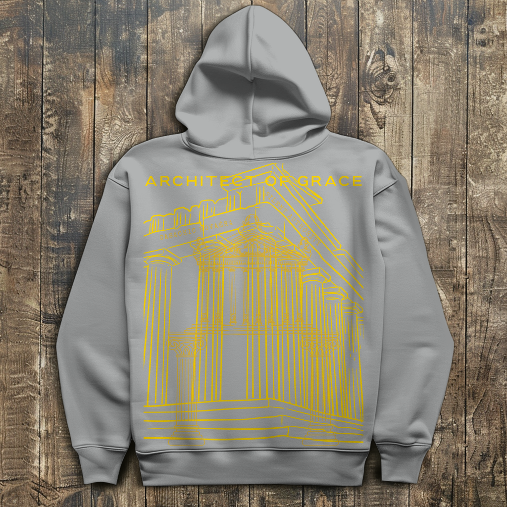 NOVAÉRA – ARCHITECT OF GRACE Herren Hoodie mit Struktur-Statement