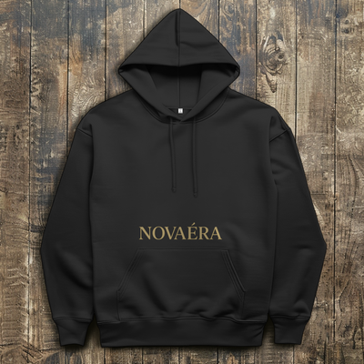 NOVAÉRA ROYAL – Oversize Hoodie mit Blitz-Goldprint (Limitiert auf 77 Stück)