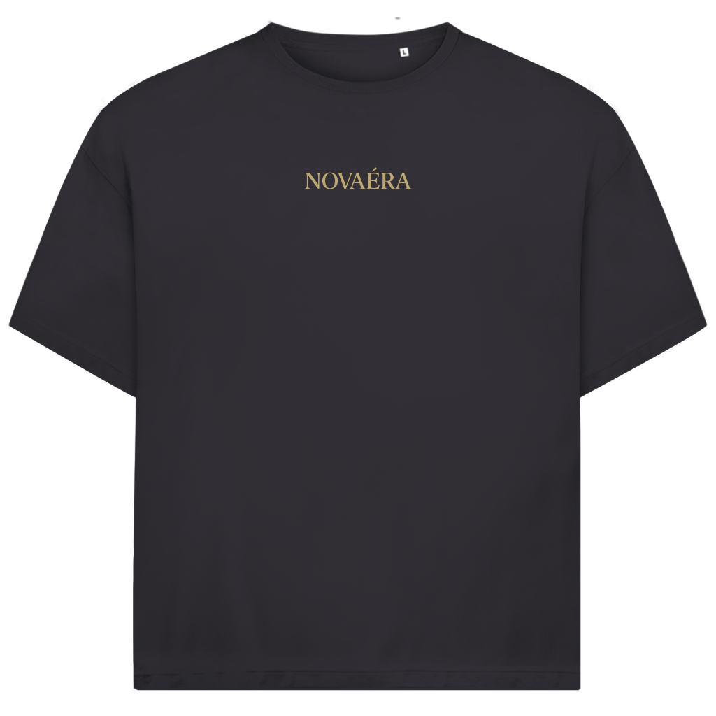 Oversize T-Shirt mit KOORDINATEN Backprint – NOVAÉRA | Bio Shirt im Jack & Jones Fit