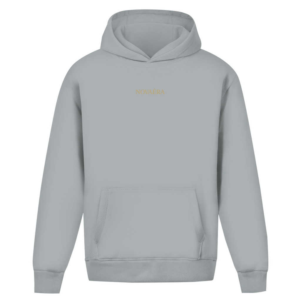 Oversize Hoodie NOVAÉRA – Balance & Legacy | Kordelloser Heavy Fit Hoodie mit Rückenprint
