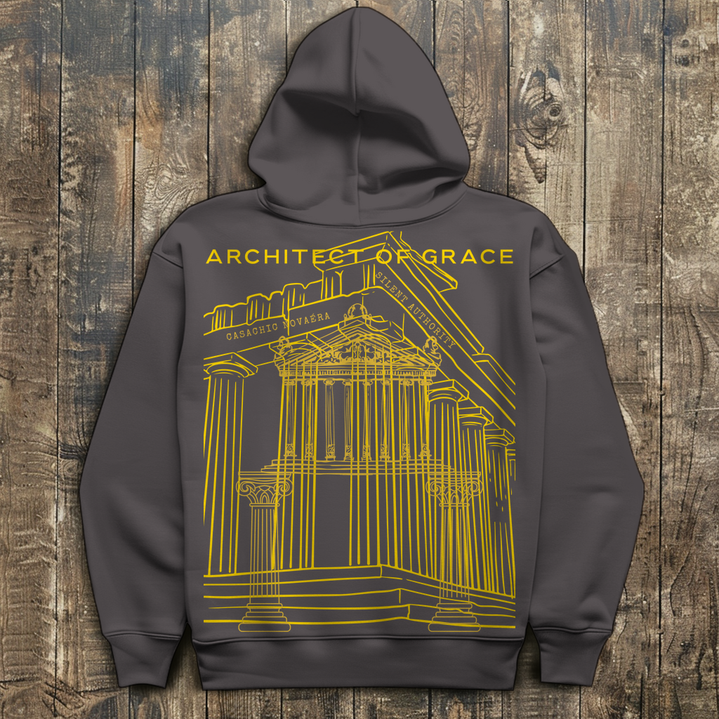 NOVAÉRA – ARCHITECT OF GRACE Herren Hoodie mit Struktur-Statement