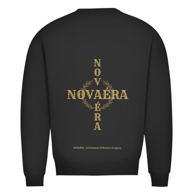Bio Sweatshirt NOVAÉRA – Balance & Legacy | Premium Rundhals mit Statement Rückenprint