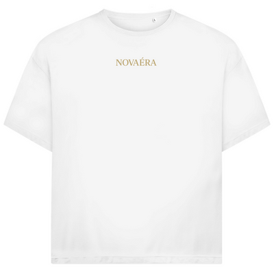 NOVAÉRA Oversize T-Shirt – Bio-Baumwolle & Kompass-Gold-Backprint