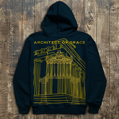 NOVAÉRA – ARCHITECT OF GRACE Herren Hoodie mit Struktur-Statement