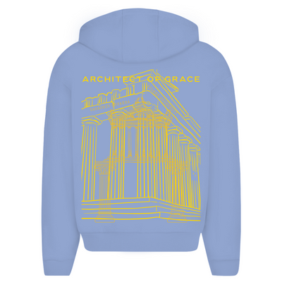NOVAÉRA – ARCHITECT OF GRACE Oversize Zipper Hoodie