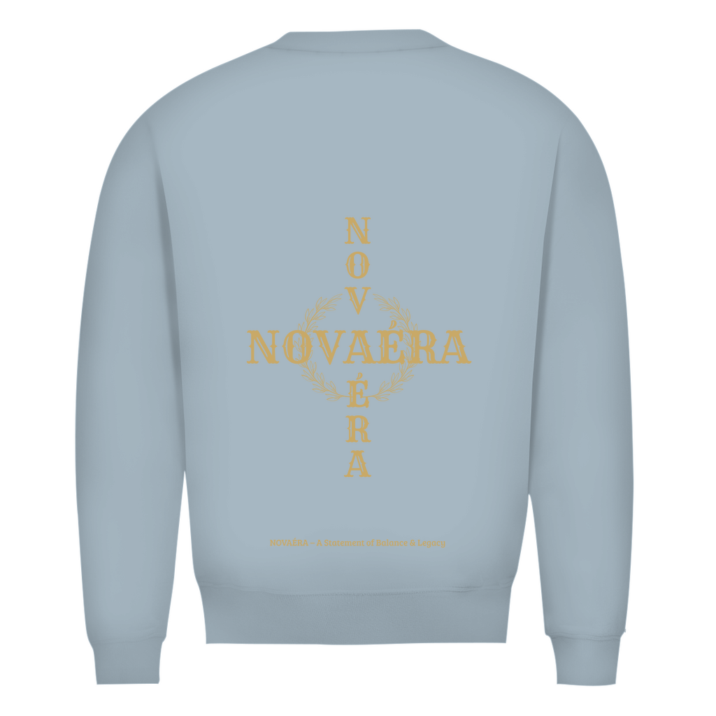 Bio Sweatshirt NOVAÉRA – Balance & Legacy | Premium Rundhals mit Statement Rückenprint