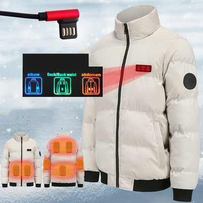 Beheizte Outdoorjacke Herren – Winddicht, wasserfest & USB Heizsystem