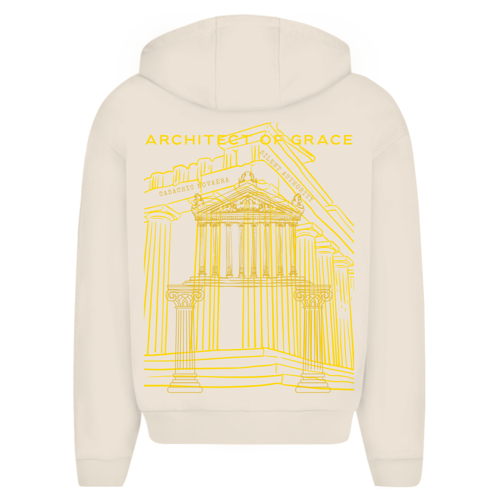 NOVAÉRA – ARCHITECT OF GRACE Oversize Zipper Hoodie