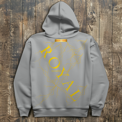 NOVAÉRA ROYAL – Oversize Hoodie mit Blitz-Goldprint (Limitiert auf 77 Stück)