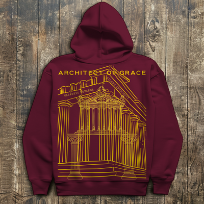 NOVAÉRA – ARCHITECT OF GRACE Herren Hoodie mit Struktur-Statement