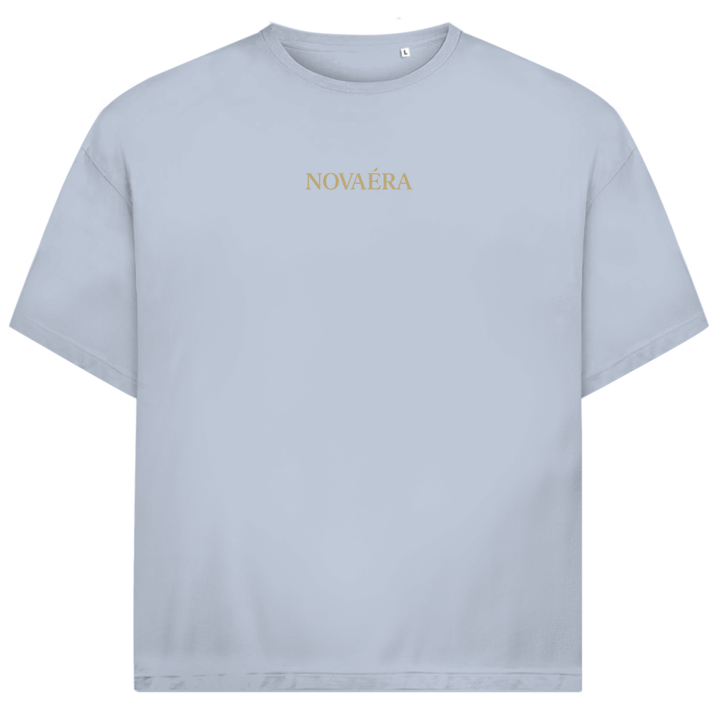 Oversize T-Shirt mit KOORDINATEN Backprint – NOVAÉRA | Bio Shirt im Jack & Jones Fit