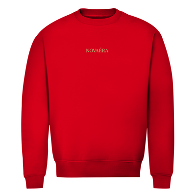 NOVAÉRA Herren Premium Bio Sweatshirt – Rundhals & Gold-Backprint „BALANCE“