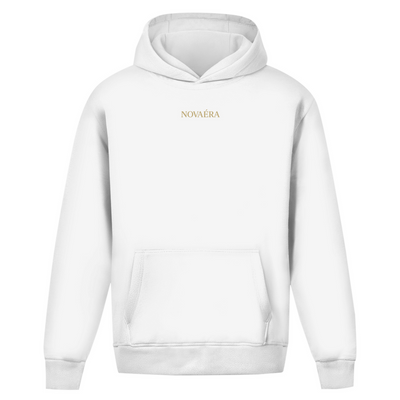 NOVAÉRA Herren Premium Bio Sweatshirt – Rundhals, Bio-Baumwolle & Kompass-Gold-Backprint