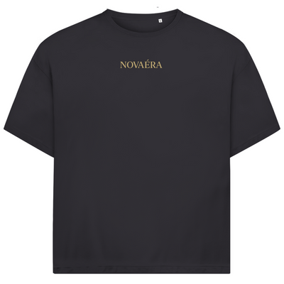 NOVAÉRA Oversize T-Shirt – Bio-Baumwolle & Kompass-Gold-Backprint