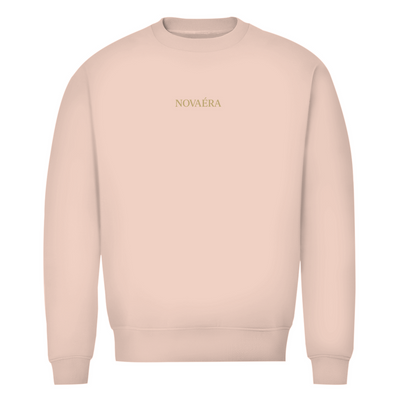NOVAÉRA Herren Premium Bio Sweatshirt – Rundhals & Gold-Backprint „BALANCE“