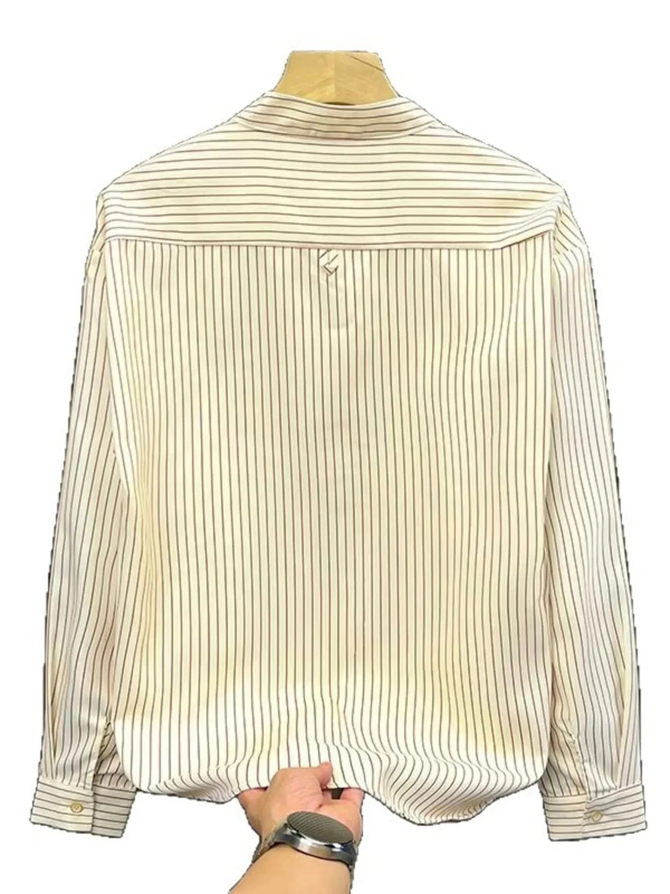 Herren Hemd mit Streifenmuster – Button-Down mit Brusttasche