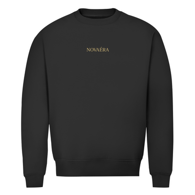 Bio Sweatshirt mit KOORDINATEN Backprint – NOVAÉRA | Premium Fit Rundhals Statement