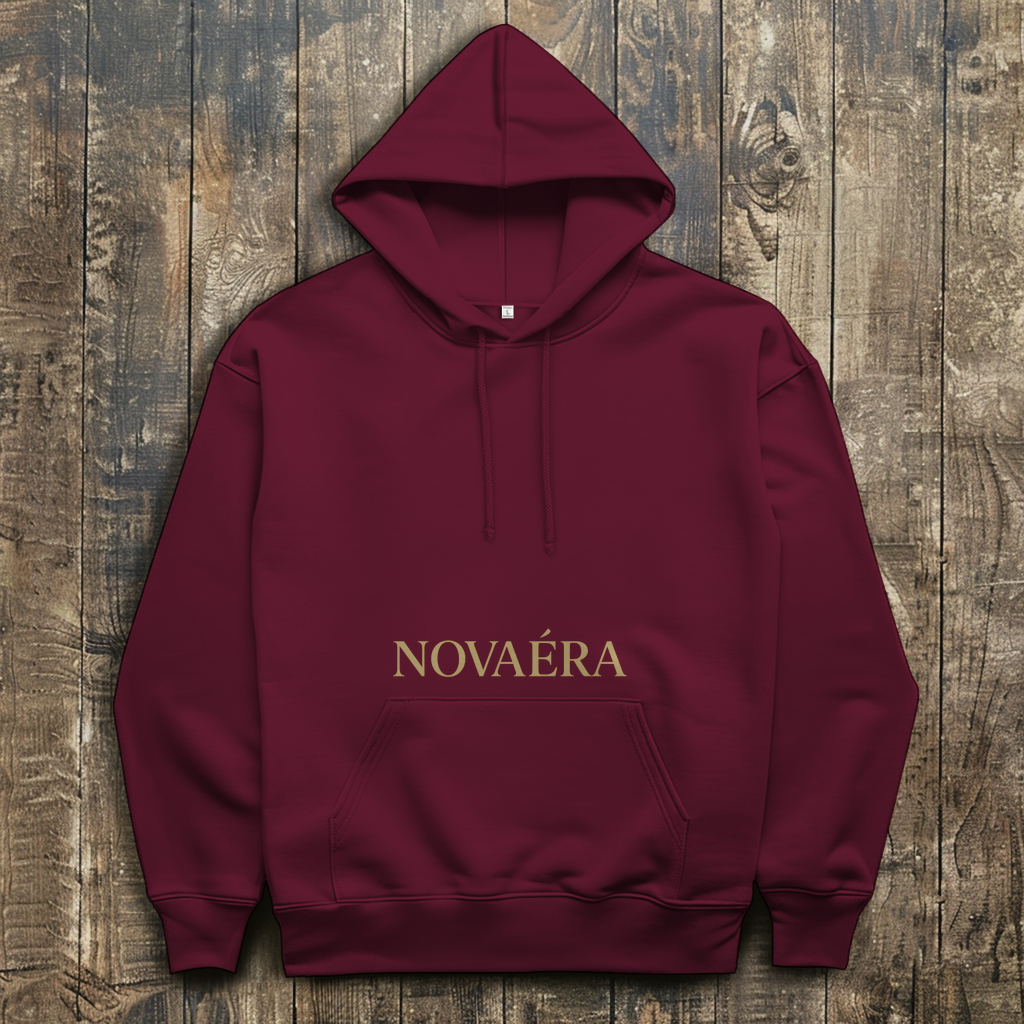 NOVAÉRA – PHÖNIX Herren Hoodie mit goldener Rebirth-Symbolik