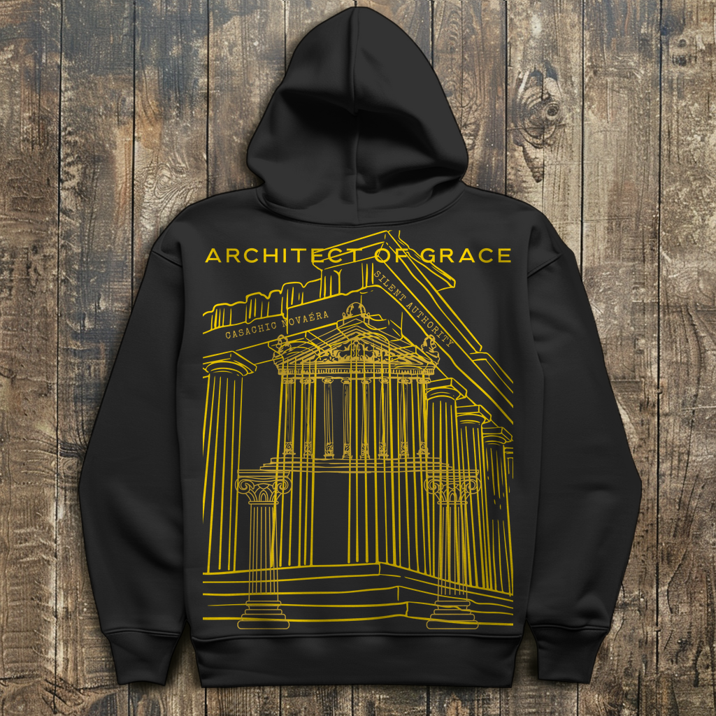 NOVAÉRA – ARCHITECT OF GRACE Herren Hoodie mit Struktur-Statement