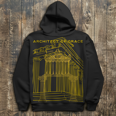 NOVAÉRA – ARCHITECT OF GRACE Herren Hoodie mit Struktur-Statement