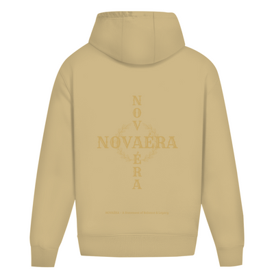 Oversize Hoodie NOVAÉRA – Balance & Legacy | Kordelloser Heavy Fit Hoodie mit Rückenprint