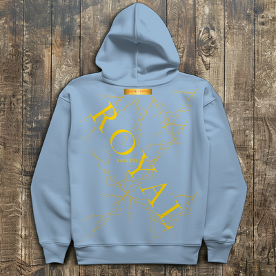 NOVAÉRA ROYAL – Oversize Hoodie mit Blitz-Goldprint (Limitiert auf 77 Stück)