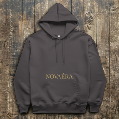 NOVAÉRA – PHÖNIX Herren Hoodie mit goldener Rebirth-Symbolik