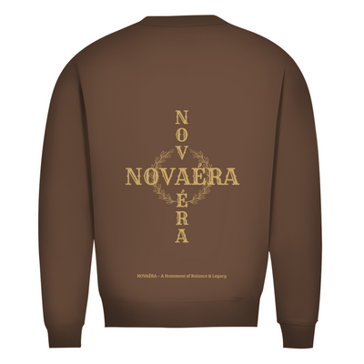 Bio Sweatshirt NOVAÉRA – Balance & Legacy | Premium Rundhals mit Statement Rückenprint