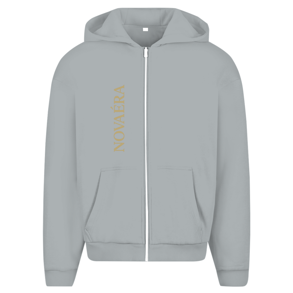 NOVAÉRA – PHÖNIX Herren Oversize Zipper Hoodie mit Goldsymbolik