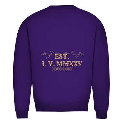 NOVAÉRA Herren Bio Sweatshirt – Premium Qualität & Gold-Backprint „EST. I.V. MMXXV“