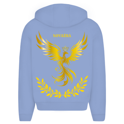NOVAÉRA – PHÖNIX Herren Oversize Zipper Hoodie mit Goldsymbolik